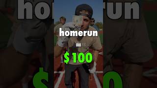 First Fungo Bat Home Run Wins 100 [upl. by Ecneralc]