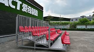 Steel understructure bleacher seats stadium seating  ACTGROUP bleacher seat [upl. by Nainatrad]