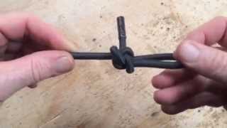 Loop knot for bungy cord [upl. by Ennaoj]