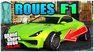 TUTO COMMENT AVOIR LES ROUES F1 sur TOUS VOS VEHICULES sur GTA 5 en 150  LELITE [upl. by Morissa]