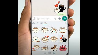 How To Use Stickers  WhatsApp [upl. by Aoht]