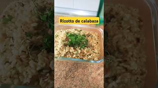 Risotto de calabaza shorts recetas viral risotto [upl. by Aisatana]