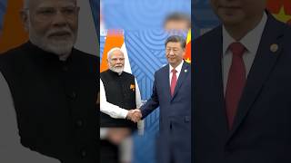 Chinas Xi Indias Modi Meet on Sidelines of Russias BRICS Summit [upl. by Duncan]