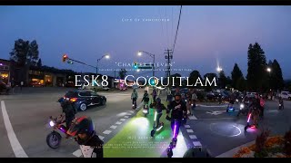 ESK8 Vancouver group ride Coquitlam August 19th 2023 [upl. by Oleusnoc952]