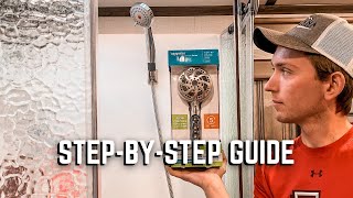 How To Install An Oxygenics RV Shower Head [upl. by Claybourne]