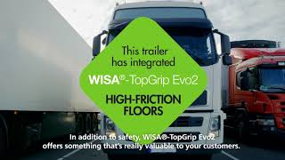 WISATopGrip Evo2  new highfriction trailer flooring [upl. by Siravat]