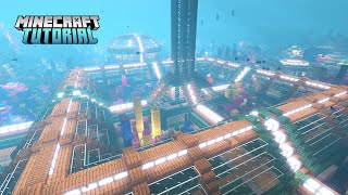 Minecraft  Ultimate Underwater Base Part1 Exterior  Tutorial [upl. by Mulcahy392]