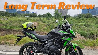 Versys 650 Long Term Ownership Review  Kawasaki Versys 650 2024 [upl. by Cobby660]