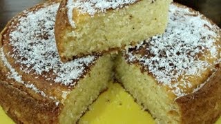 Torta al Cocco Ricetta senza bilancia [upl. by Algie]