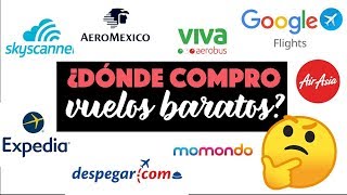 ¿Dónde compro mis vuelos de avión  Sitios web confiables [upl. by Ahsiled947]