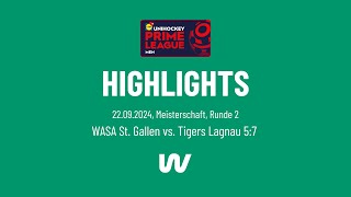 Highlights WASA St Gallen vs Tigers Langnau 57 [upl. by Laleb]