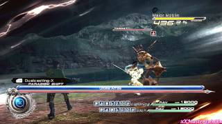 Final Fantasy XIII2 Party Mods Lightning amp Sazh Vs Ochu amp Long Gui [upl. by Fein]