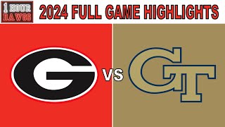 Georgia vs Georgia Tech 2024  Full Game Highlights Every Play  College Football Wk 14  1 Hr Dawgs [upl. by Yevreh370]