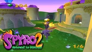 Lets Play Spyro 2 Gateway to Glimmer Part 1  Intro  Glimmer [upl. by Kusin]