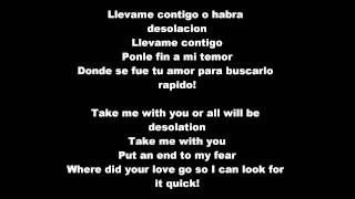 Romeo Santos  Llevame Contigo Lyrics SpanishEnglish [upl. by Hull]