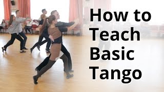 Workshop  How to do Basic Tango for Beginners  Ballroom Dance [upl. by Malcom]