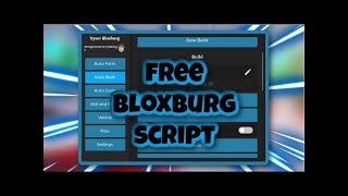 Free Bloxburg Autofarm autobuild script Infinite money Hack glitch [upl. by Ramey]