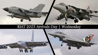 RIAT 2023 Arrivals Day  Wednesday [upl. by Nelloc]