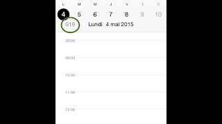 avoir le n° de semaine sur calendrier Apple [upl. by Aneleve]