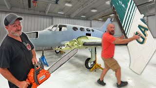 Were Cutting Up The Free Abandoned Airplane [upl. by Wiedmann]