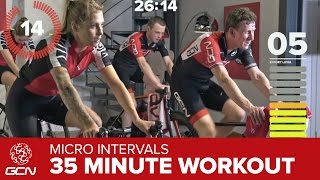 Fast Fitness Workout  High Intensity 35 Minute Indoor Cycling Training [upl. by Zanas]