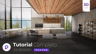 D5 RENDER Tutorial Completo español haz renders INCREÍBLES [upl. by Si]