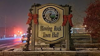 PreThanksgiving Dusting Of Snow  Blowing Rock NC [upl. by Johnsson604]