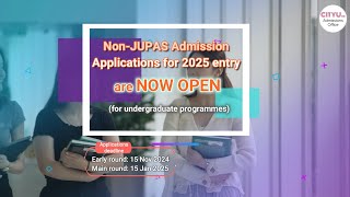 Applications for undergraduate programmes for 2025 entry are now open [upl. by Llerahc]