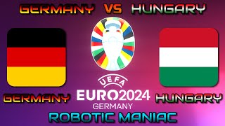 Germany VS Hungary EUROS 2024  Football Statistics [upl. by Nivets]