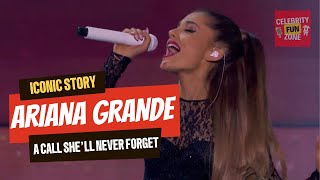 Ariana Grande Reveals Her Call from Aretha Franklin 🎤 [upl. by Shipp63]