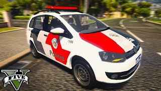 RÁDIO PATRULHA EM PERSSEGUIÇÃO  GTA 5 MOD POLICIA [upl. by Elleoj]