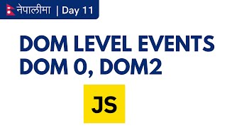 Understanding Event Handlings Mouse Event Handlings with Examples in JavaScript in Nepali  EKarma [upl. by Oyam275]