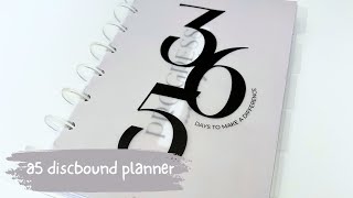 DISCBOUND FUNCTIONAL PLANNER  A5 Disc Planner Setup [upl. by Emelyne]