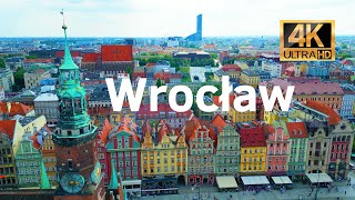 Wrocław z drona 4K60 fps Wroclaw by drone [upl. by Ruscher]