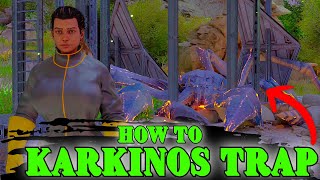 How To Build A KARKINOS Trap in Ark Survival Ascended Updated for Aberration in ASA [upl. by Ilil]