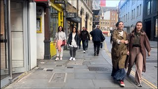 Farringdon Station to Barbican Station Walking Tour London 2024 [upl. by Eleynad]