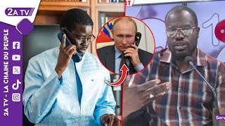 Diplomatie PR Diomaye au téléphone avec Poutine président russe  le décryptage de Moustapha Mbaye [upl. by Nonez]