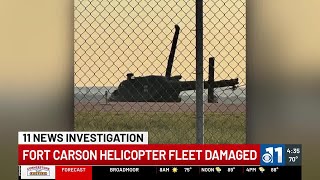 WATCH Fort Carson helicopter fleet damaged [upl. by Christmann32]