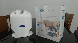 Purificador e Esterilizador de ar Sterilair  Melhor Custo\Beneficio Fiz o Teste Será Que Funciona [upl. by Anialed]