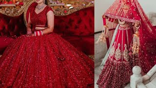 2020 latest modern bridal lehenga design ideasindian bridal best outfit ideas [upl. by Icnan]