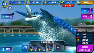 UNLOCK HELICOPRION VS DEINOTHERIUM MAX X3 LEVEL 40  HT GAME [upl. by Ssitnerp731]