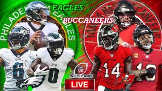 🏈 Eagles VS Buccaneers  ULTIMATE Live Stream Reactions  Wild Card Weekend [upl. by Eenal]