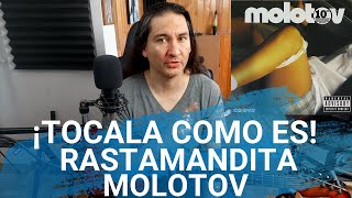 RASTAMANDITA  MOLOTOV TUTORIAL GUITARRA ¡Tócala como es [upl. by June625]