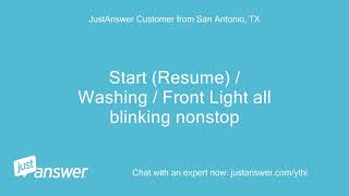 KDTE334GPS0 KitchenAid lights flashing  have unplugged and [upl. by Ardnasal]