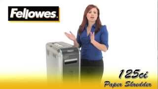 Fellowes 125Ci Jam Proof CrossCut Shredder [upl. by Tahpos]