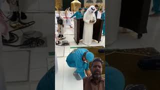 Kaaba beautifulldeen cleaning viral video [upl. by Ardnekal560]