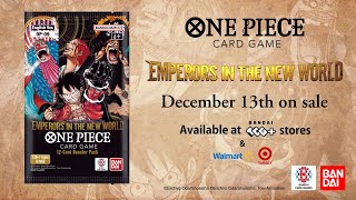 ONE PIECE CARD GAME New Booster Pack EMPERORS IN THE NEW WORLD OP09 Anime PV [upl. by Dibru]