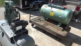 Air compressor tank replacement [upl. by Lenard]