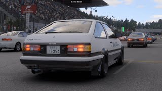 Toyota AE86 Trueno From Last To First in CClass Forza Motorsport [upl. by Alli]