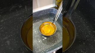 Checking the lifehack Cooking a lazy poached egg in a ladle ‼️ dinnerideas tasty lifehack [upl. by Saval559]